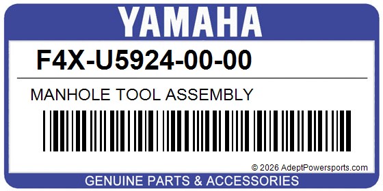 Yamaha F4X-U5924-00-00 Manhole Tool Assembly