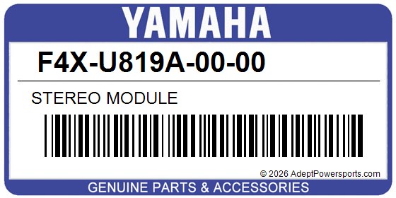 Yamaha F4X-U819A-00-00 Stereo Module