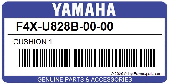 Yamaha F4X-U828B-00-00 Cushion 1