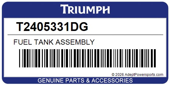 Triumph T2405331DG Fuel Tank Assembly