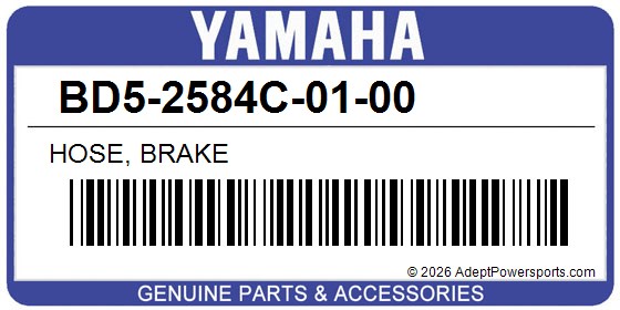 Yamaha BD5-2584C-01-00 Hose, Brake