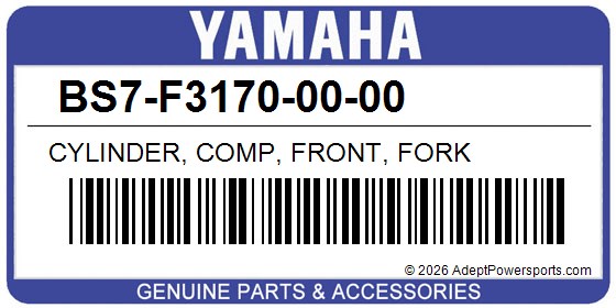 Yamaha BS7-F3170-00-00 Cylinder, Comp, Front, Fork
