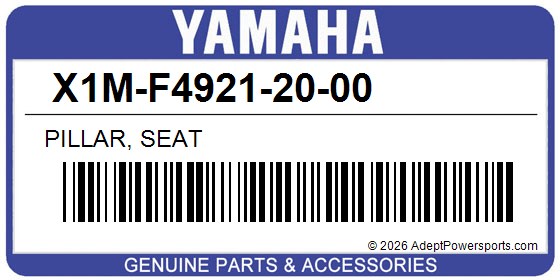 Yamaha X1M-F4921-20-00 Pillar, Seat