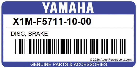 Yamaha X1M-F5711-10-00 Disc, Brake