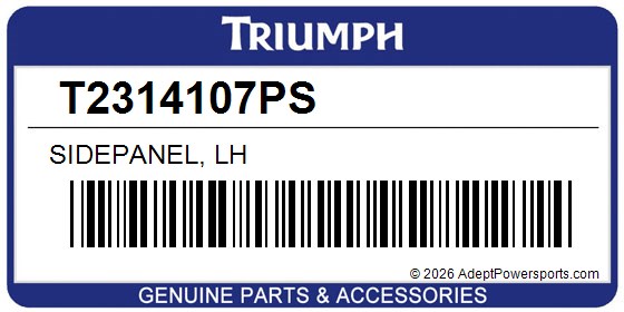 Triumph T2314107PS Sidepanel, Lh