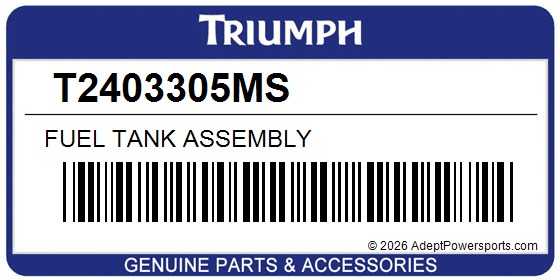 Triumph T2403305MS Fuel Tank Assembly