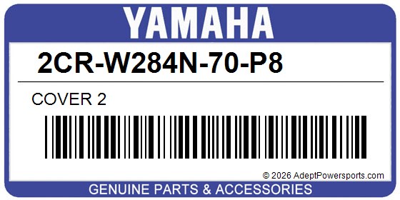 Yamaha 2CR-W284N-70-P8 Cover 2