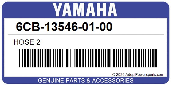 Yamaha 6CB-13546-01-00 Hose 2