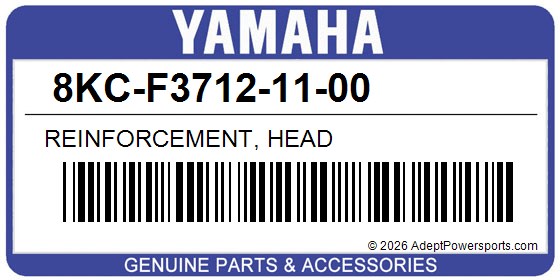 Yamaha 8KC-F3712-11-00 Reinforcement, Head