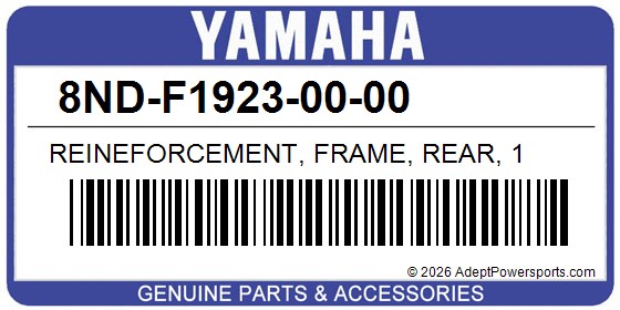 Yamaha 8ND-F1923-00-00 Reineforcement, Frame, Rear, 1