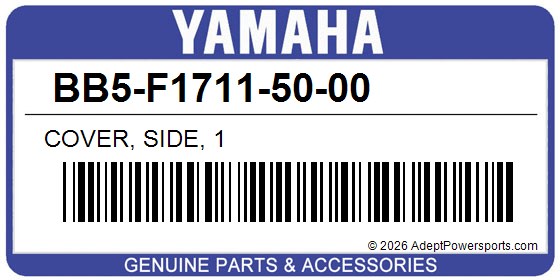 Yamaha BB5-F1711-50-00 Cover, Side, 1