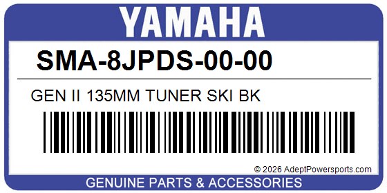 Yamaha SMA-8JPDS-00-00 Gen Ii 135Mm Tuner Ski Bk