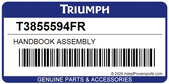 Triumph T3855594FR Handbook Assembly