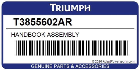 Triumph T3855602AR Handbook Assembly