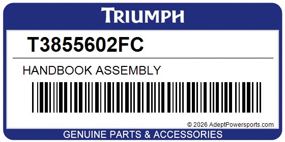 Triumph T3855602FC Handbook Assembly