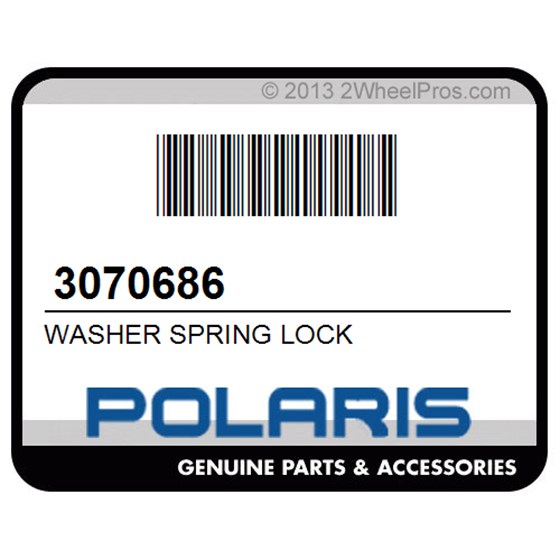 Polaris 3070686 Washer Spring Lock