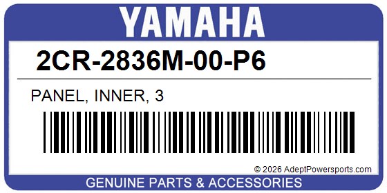 Yamaha 2CR-2836M-00-P6 Panel, Inner, 3