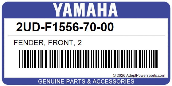 Yamaha 2UD-F1556-70-00 Fender, Front, 2