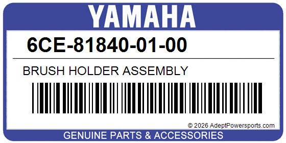 Yamaha 6CE-81840-01-00 Brush Holder Assembly