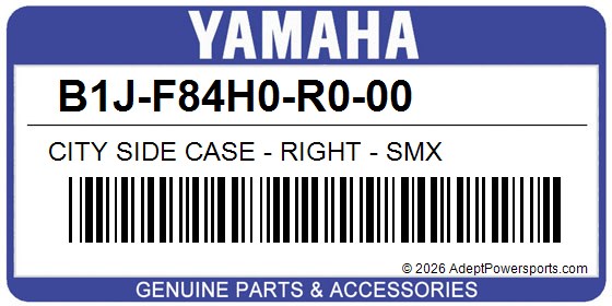 Yamaha B1J-F84H0-R0-00 City Side Case - Right - Smx