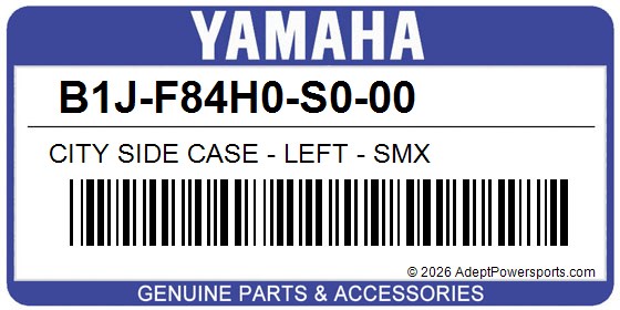 Yamaha B1J-F84H0-S0-00 City Side Case - Left - Smx