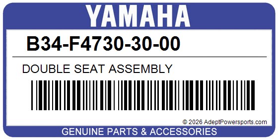 Yamaha B34-F4730-30-00 Double Seat Assembly