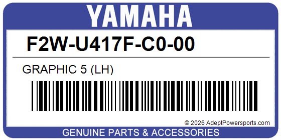 Yamaha F2W-U417F-C0-00 Graphic 5 (Lh)