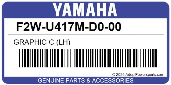 Yamaha F2W-U417M-D0-00 Graphic C (Lh)