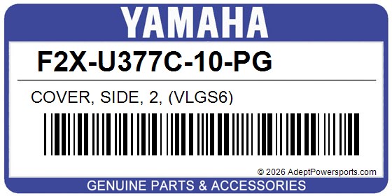 Yamaha F2X-U377C-10-PG Cover, Side, 2, (Vlgs6)