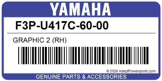 Yamaha F3P-U417C-60-00 Graphic 2 (Rh)