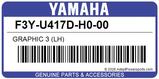 Yamaha F3Y-U417D-H0-00 Graphic 3 (Lh)