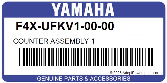 Yamaha F4X-UFKV1-00-00 Counter Assembly 1