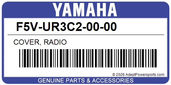 Yamaha F5V-UR3C2-00-00 Cover, Radio