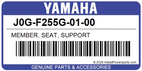 Yamaha J0G-F255G-01-00 Member, Seat, Support