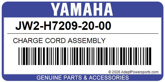 Yamaha JW2-H7209-20-00 Charge Cord Assembly