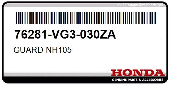 Honda 76281-VG3-030ZA Guard Nh105