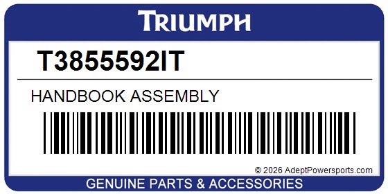 Triumph T3855592IT Handbook Assembly
