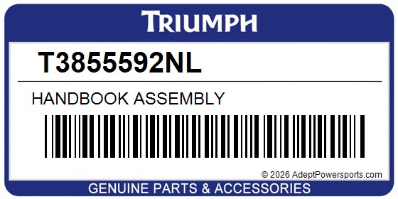 Triumph T3855592NL Handbook Assembly