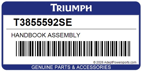 Triumph T3855592SE Handbook Assembly