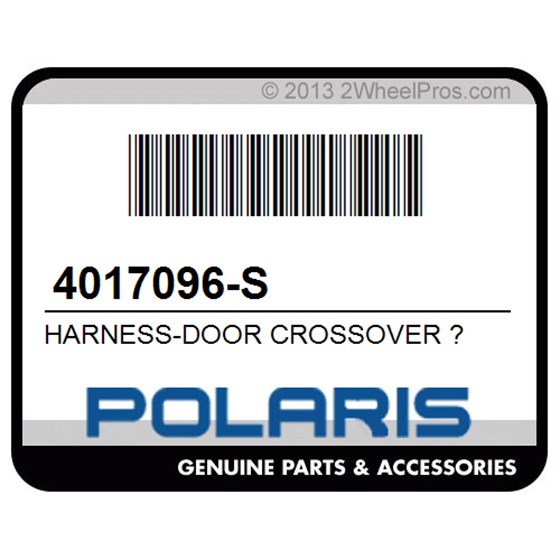 Polaris 4017096-S Harness-Door Crossover ?