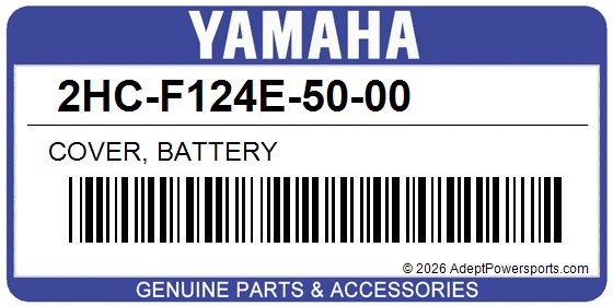 Yamaha 2HC-F124E-50-00 Cover, Battery