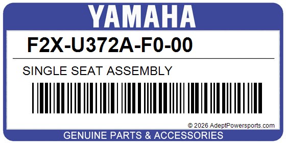 Yamaha F2X-U372A-F0-00 Single Seat Assembly