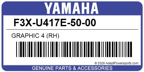 Yamaha F3X-U417E-50-00 Graphic 4 (Rh)