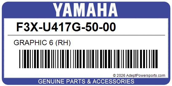 Yamaha F3X-U417G-50-00 Graphic 6 (Rh)