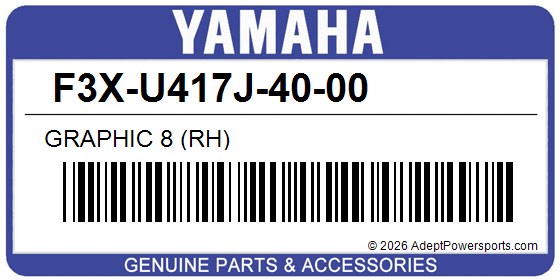 Yamaha F3X-U417J-40-00 Graphic 8 (Rh)