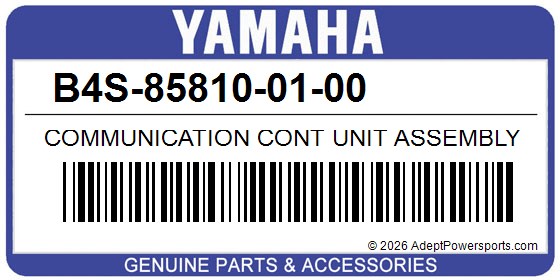 Yamaha B4S-85810-01-00 Communication Cont Unit Assembly