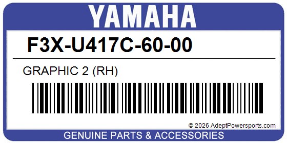 Yamaha F3X-U417C-60-00 Graphic 2 (Rh)