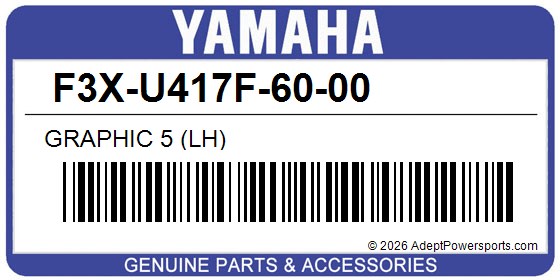 Yamaha F3X-U417F-60-00 Graphic 5 (Lh)