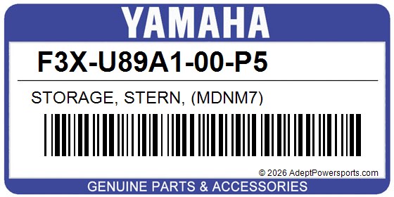 Yamaha F3X-U89A1-00-P5 Storage, Stern, (Mdnm7)