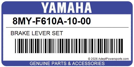 Yamaha 8MY-F610A-10-00 Brake Lever Set